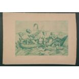 UNATTRIBUTED FOUR ARTIST SIGNED LIMITED EDITION ETCHINGS Three of Africa figures, the other of a