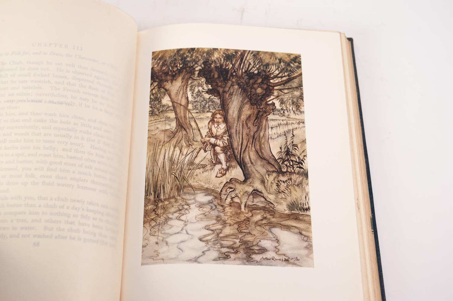 IZAAK WALTON - THE COMPLEAT ANGLER, illustrated by Arthur Rackham, 1931 1st Ed thus This the - Image 4 of 6