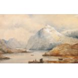 ALEX LEGGETT (late 19th Century) PAIR OF WATERCOLOURS Highland landscapes Both signed lower right,