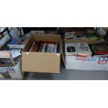 LARGE QUANTITY OF BOOKS - VARIOUS AUTHORS SUNDRY WORKS TO INCLUDE; RUGBY, HISTORY, COOKERY, ETC.....