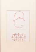 SUSAN KANE (MODERN) REVERSE MONOPRINT ?Tea?, unsigned 6 ½? x 4 ¾? (16.5cm x 12cm)