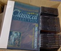 QUANTITY OF CLASSICAL CD's (105) AND 10 BINDERS RELEVANT TO THE COMPOSERS (AS NEW)