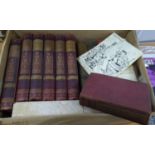 THE CASQUET OF LITERATURE, 6 vol set, pub Blackie & Son Paternoster Building circa 1880s. Bound in