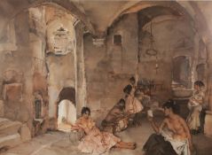 AFTER W. RUSSELL FLINT LIMITED EDITION COLOURED PRINTFive female figures in an interiorUnsigned,