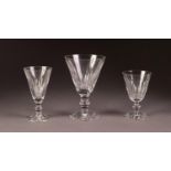 FIFTY TWO PIECE PART TABLE SERVICE OF WATERFORD 'EILEEN' STEMMED DRINKING GLASSES IN THREE SIZES,