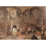 AFTER W. RUSSELL FLINT LIMITED EDITION COLOURED PRINTFive female figures in an interiorUnsigned,