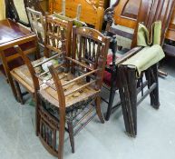 TWO TALBOT ARTS & CRAFTS SINGLE CHAIRS AND VARIOUS OTHER CHAIRS (8)