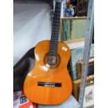 AN ACCOUSTIC GUITAR 'HONDA II' IN FABRIC CASE