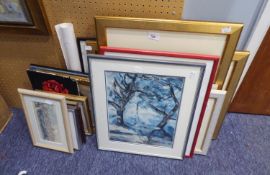 A SELECTION OF VARIOUS PRINTS, FRAMED AND GLAZED