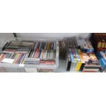 A LARGE SELECTION OF CD's, DVD's AND VIDEOS