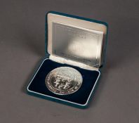 ROYAL MINT ?1100 YEARS IN MINTING? SILVER MEDAL, supplied with certificate of authenticity and