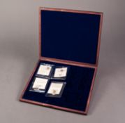 FOUR WINDSOR MINT LIMITED EDITION ?THE QUEENS DIAMOND JUBILEE? GOLD PROOF AND ENCAPSULATED COINS (