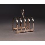 GEORGE V SILVER FOUR DIVISION SMALL TOAST RACK, 3 1/8? (8cm) long, Sheffield 1929, 2.5oz