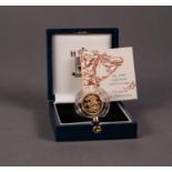 ROYAL MINT CASED AND ENCAPSULATED ELIZABETH II LIMITED EDITION GOLD PROOF HALF SOVEREIGN 1999 (