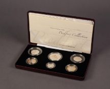 2006 PIEDFORT LIMITED EDITION SEVEN COIN SILVER PROOF SET, including the Queen?s 80th Anniversary