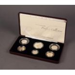 2006 PIEDFORT LIMITED EDITION SEVEN COIN SILVER PROOF SET, including the Queen?s 80th Anniversary