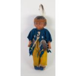 TRION TOY CO., U.S.A. CIRCA 19230's MOULDED COMPOSITION BOY DOLL, with painted swivel head  on