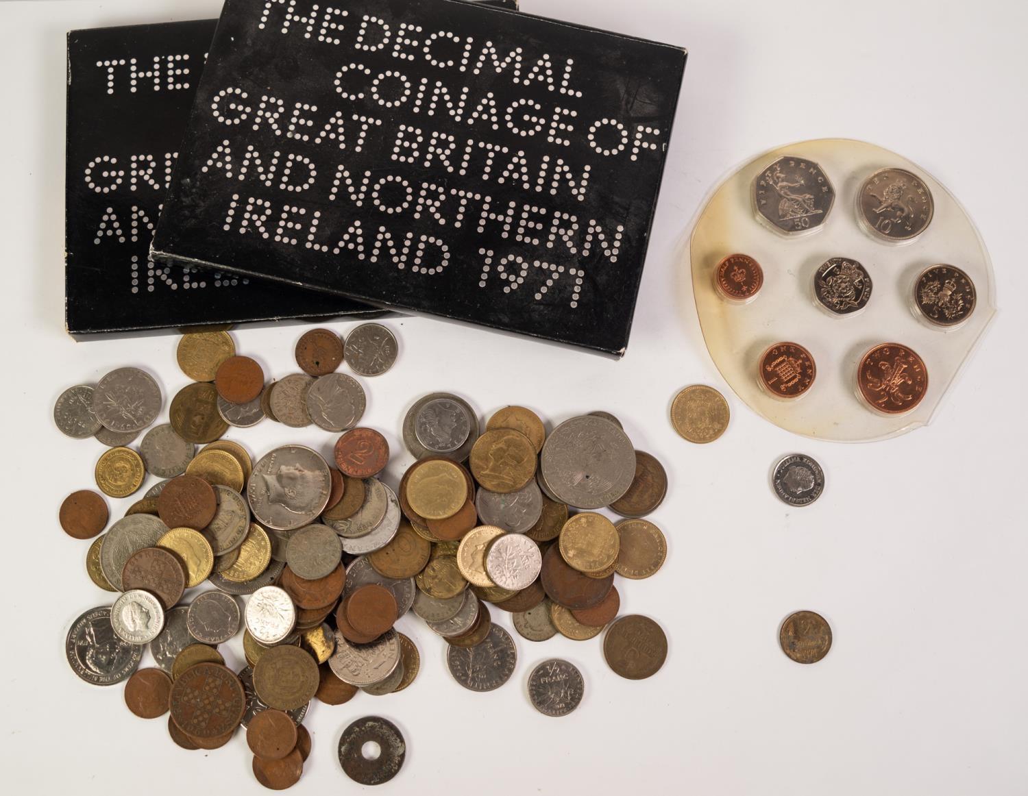 TWO PROOF SETS 'THE DECIMAL COINAGE OF GREAT BRITAIN AND NORTHERN IRELAND', the six coins and tablet