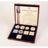 FIVE COMMEMORATIVE COINS FROM THE PRE-DECIMALIZATION COINS SET -  History of British Currency Series
