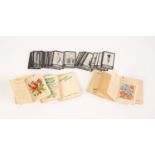 APPROX 45 KENSITAS 'FLOWERS' CIGARETTE CARD SILKS IN ORIGINAL PRINTED CARD FOLDERS AND APPROX 60