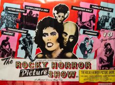 *A FOX-RANK DISTRIBUTOR CINEMA POSTER IN COLOURS, 'ROCKY HORROR PICTURE SHOW'  starring Tim