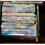 CONSECUTIVE RUN OF RUPERT ANNUALS 1985 - 2005 (2001 absent), 7 NODDY ANNUALS and a BRITANNIC ROAD