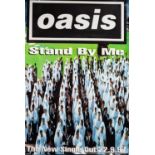 OASIS BRITPOP MEMORABILIA. 2 IDENTICAL PROMOTIONAL POSTERS for the release of the single STAND BY