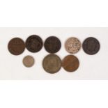 SELECTION OF MAINLY MID TWENTIETH CENTURY FOREIGN COINS  including Mexican silver peso 1958, but
