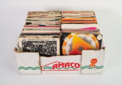 VINYL RECORDS, SINGLES. A collection of 45rpm singles, various artists and genre to include Johnny