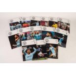 FOURTEEN MANCHESTER CITY HOME PROGRAMMES - SEASON 2018/19 to include; Manchester United,