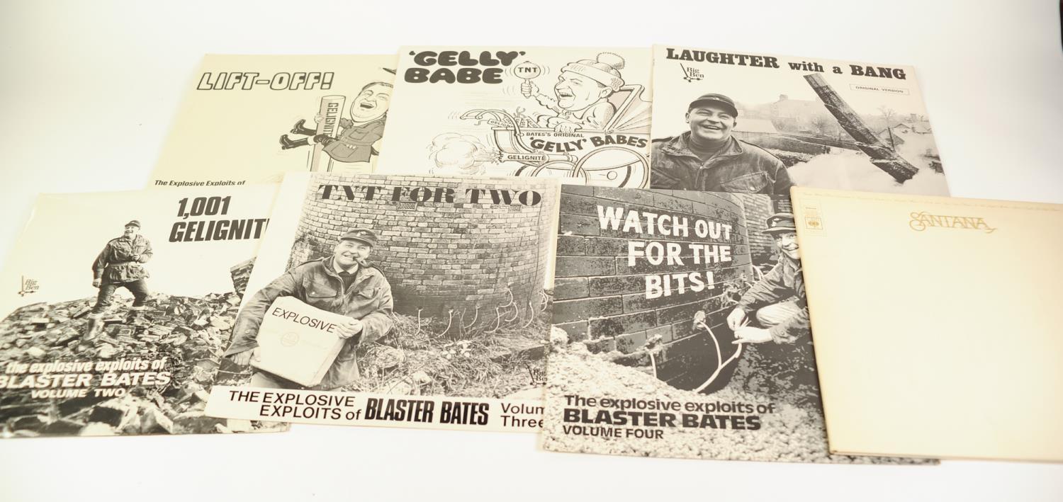 SIX BLASTER BATES VINYL L.P. RECORDS, by Big Ben Records, two having comic caricature sleeves, - Image 2 of 3