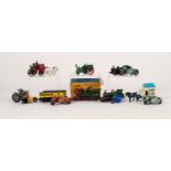 SUNDRY MATCHBOX AND SIMILAR SCALE DIE CAST TOY VEHICLES, UNBOXED to include Matchbox No 66 Harley