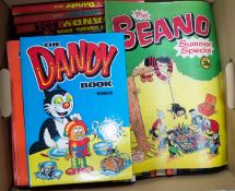 VINTAGE ANNUALS. A collection of mainly Dandy Annual 1950s through to more modern volumes 2011