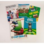 FOUR F.A. CUP FINALS, Everton v Liverpool 1986, Manchester United v Southampton 1976, Manchester