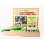 THE NEW SUBBUTEO 'CONTINENTAL' BOX WITH REMAINDER OF ORIGINAL CONTENTS, including card tray with two