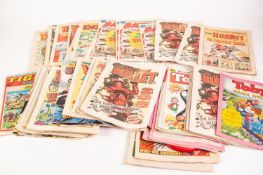 A QUANTITY OF 1970's/80's COMICS TO INCLUDE; Dandy, Beano, Bullet, Hornet, Victor, Battle, Toby,