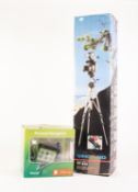 *VANGARD BOXED VT-840 CAMERA TRIPOD STAND  incorporating a bubble level and a BOXED KEOMO-PERSONAL