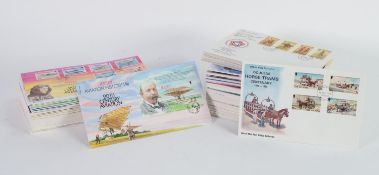 LARGE CARTON OF FIRST DAY COVERS from Guernsey, Alderney, Jersey and Isle of Man, all are