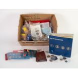 WORLD COINAGE, MAINLY TWENTIETH CENTURY, including a BOOTS COIN COLLECTORS ALBUM, MODERN COIN ISSUES