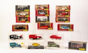 THIRTEEN SOLIDO AGE D'OR MINT AND BOXED DIE CAST CLASSIC CARS, each in hard plastic box with outer