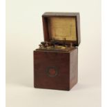 BRITISH THOMPSON-HOUSTON CO. LTD 'BIJOU' CRYSTAL RADIO RECEIVER, circa 1923 in mahogany case, 5 1/4"
