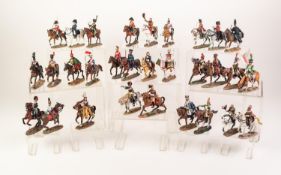 DELPRADO COMPLETE 120 PIECE COLLECTION OF DIE CAST MOUNTED FIGURES 'CAVALRY OF THE NAPOLEONIC WARS',