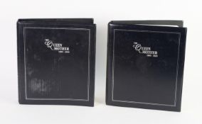 THE QUEEN MOTHER COLLECTION to two binders, comprising coin covers and stamps