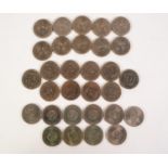 THIRTY QUEEN ELIZABETH II COMMORATIVE CROWN COINS viz 10 relating to Charles and Diana's Wedding