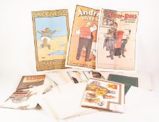 A SELECTION OF FACSIMILE/RE-PRINTED NEWSPAPERS AND OTHER EPHEMERA