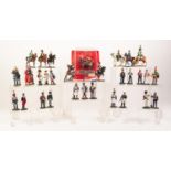 TEN DELPRADO HAND PAINTED DIE CAST CAVALRY FIGURES FROM THE LATE EIGHTEENTH AND EARLY NINETEENTH