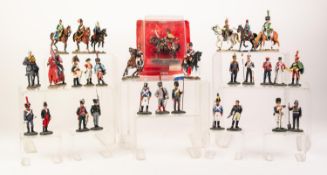 TEN DELPRADO HAND PAINTED DIE CAST CAVALRY FIGURES FROM THE LATE EIGHTEENTH AND EARLY NINETEENTH