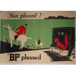 ADVERTISING POSTER. George Bissill (1896-1973), original vintage poster for BP, ??BP?? Plussed,