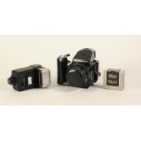 ZENZA BRONICA ETRS 120 CAMERA with Zenzanon EII 1:2.8 f=75mm lens,  BOXED WAIST LEVEL FINDER-E AND A