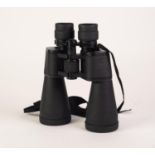 PAIR OF MODERN 'ROCKTRAIL' BINOCULARS 10. 30 x 60 zoom lenses, black rubberized protective coating